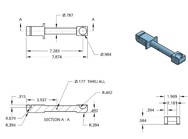 Catapult Design, Stress Analysis & Validation — project photograph or engineering drawing