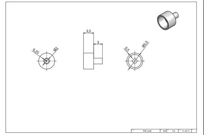 Hydroponic System — Drawing extract